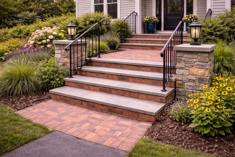 Brick Stairs Installation in Stamford, CT